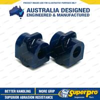 Front SuperPro Sway Bar Mount Bush Kit for Volvo 704 760 764 1981-1992 22mm ID