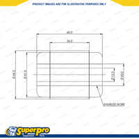 Superpro Rear Control Arm Lower Inner Bush Kit for Hyundai i30 CN7 2021-On