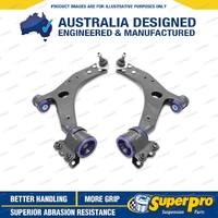 Front Superpro Control Arm Assembly Kit for Volvo C30 C70 S40 V50 04-13 21mm