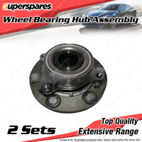 2x Front Wheel Bearing Hub Ass for Mitsubishi Triton ML MN MQ MR Pajero QE QF