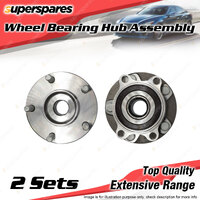 2x Front Wheel Bearing Hub Assembly for Mazda Axela BM CX-3 DK Mazda3 BM BN