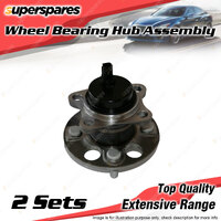 2x Rear Wheel Bearing Hub Assembly for Toyota Ractis G NCP100R Vitz NCP 131R 91R