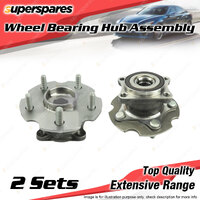 2x Rear Wheel Bearing Hub Assembly for Toyota Vanguard 350S GSA33R 3.5L V6