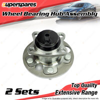 2x Rear Wheel Bearing Hub Assembly for Toyota Corolla ZRE152R 1.8L 4Cyl 07-15