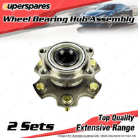 2x Rear Wheel Bearing Hub Assembly for Mitsubishi Pajero NT NW NX NS 14mm Holes