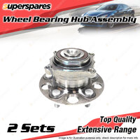 2x Rear Wheel Bearing Hub Assembly for Honda Accord Euro CU K24Z3 I4 2.4L