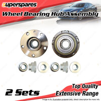 2x Rear Wheel Bearing Hub Ass for Alfa Romeo 147 156 JTS GT 2.0 2.5 3.2L 99-2004