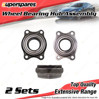 2x Rear Wheel Bearing Hub Ass for Audi A8 D2 RS4 S4 B7 S6 C5 S8 D2 3.7 4.2 95-08