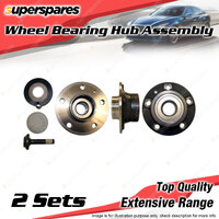 2x Rear Wheel Bearing Hub Ass for Audi A5 8T A6 4F 2.0 2.7L CGLC CAHA CANA 09-15