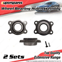 2x Front Wheel Bearing Hub Ass for Audi A6 4F R8 I4 V6 V8 V10 DOHC 2004-2013