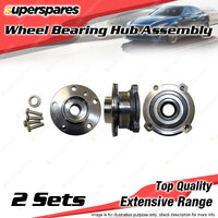 2x Front Wheel Bearing Hub Ass for BMW X5 E70 F15 X6 E71 3.0L I6 V8 2007-2017