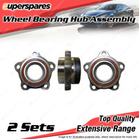 2x Front Wheel Bearing Hub Ass for Ford Transit VM 2.2 2.3 2.4L I4 2006-2014