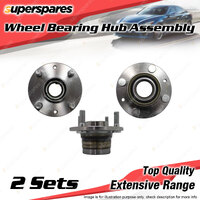 2x Rear Wheel Bearing Hub Ass for Ford Laser KF KH KJ KN KQ 1.6 1.8L B6 BP FP ZM