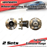 2x Rear Wheel Bearing Hub Ass for Ford Fiesta WS WT WZ 1.0 1.4 1.5 1.6L I4 09-19