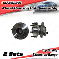 2x Rear Wheel Bearing Hub Ass for Ford Mondeo MA MB MC 2.0 2.3 2.5L I4 I5 07-15