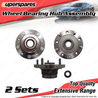 2x Rear Wheel Bearing Hub Ass for Ford Transit VM 2.2L QVFA I4 04/2010-12/2010