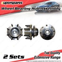 2x Front Wheel Bearing Hub Assembly for Ford F250 F350 RM RN 4.2 7.3L 445 SRW