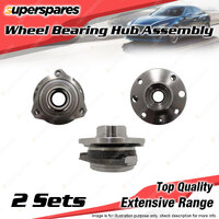 2x Front Wheel Bearing Hub Ass for Holden Astra TS 1.8L X18XE W/O Speed Sensor