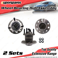 2x Rear Wheel Bearing Hub Ass for Holden Astra AH 1.8 1.9 2.0 2.2L I4 SOHC 04-10