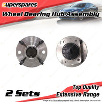 2x Rear Wheel Bearing Hub Ass for Holden Epica EP 2.0 2.5L X20D1 X25D1 I6 07-08