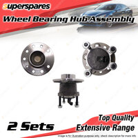 2x Rear Wheel Bearing Hub Ass for Holden Vectra ZC 2.2 3.2L Z22SE Z32SE I4 03-06