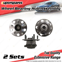 2x Rear Wheel Bearing Hub Assembly for Honda Accord Euro CU2 2.4L K24Z3 I4 08-15