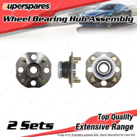 2x Rear Wheel Bearing Hub Ass for Honda Accord CD 2.2L F22B1 I4 SOHC 1993-1998