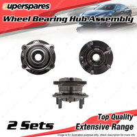 2x Front Wheel Bearing Hub Ass for Hyundai Sonata LF Tucson TL 2.0 2.4L I4 14-21