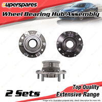 2x Front Wheel Bearing Hub Ass for Hyundai iload imax TQ 2.0 2.5 G4KG D4CB 08-22