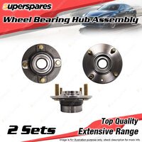 2x Rear Wheel Bearing Hub Ass for Hyundai Elantra XD Lavita FC 1.8 2.0 G4GB G4GC