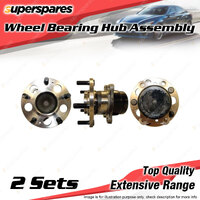 2x Rear Wheel Bearing Hub Ass for Hyundai i30 GD Elantra MD Veloster FS 1.6 1.8L