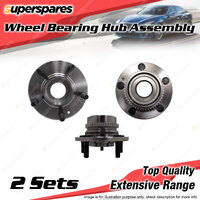 2x Rear Wheel Bearing Hub Assembly for Hyundai Tucson JM 2.0L G4GC I4 2004-2010