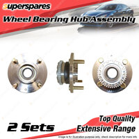 2x Rear Wheel Bearing Hub Ass for Hyundai Elantra XD 1.8 2.0L G4GB G4GC I4 02-03