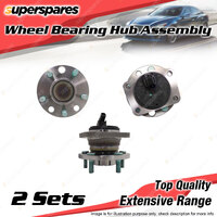 2x Rear Wheel Bearing Hub Ass for Jaguar X Type X400 2.1 2.2L AJ20 BG 2001-2010