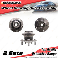 2x Rear Wheel Bearing Hub Assembly for Jeep Patriot MK 2.4L ED3 4WD I4 2012-2017