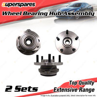 2x Front Wheel Bearing Hub Assembly for Jeep Grand Cherokee WJ WG 2.7L 4.0L 4.7L