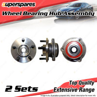 2x Front Wheel Bearing Hub Ass for Jeep Cherokee XJ Wrangler TJ 2.5 4.0L 99-07