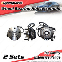 2x Front Wheel Bearing Hub Ass for Jeep Cherokee KJ 2.5 2.8 3.7L ENJ EKG ENR ABS