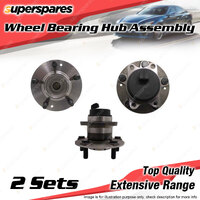 2x Rear Wheel Bearing Hub Assembly for Kia Cerato Koup TD 2.0L G4KD I4 2009-2013