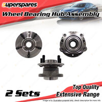 2x Rear Wheel Bearing Hub Assembly for Mazda CX-7 ER 2.2 2.3 2.5L I4 2006-2012