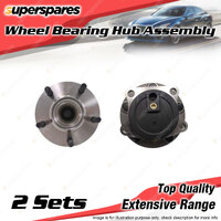 2x Rear Wheel Bearing Hub Ass for Mazda 3 BM BN 6 GH GL 2.0 2.2 2.5L I4 08-22