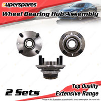 2x Front Wheel Bearing Hub Ass for Mazda MX5 NB 1.8L BPVE BPVET I4 2000-2005