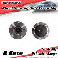 2x Rear Wheel Bearing Hub Assembly for Mazda 3 BN SP25 CX-5 KE 2.0 2.5L I4 12-19