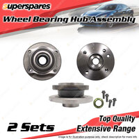 2x Front Wheel Bearing Hub Ass for Mini Cooper R50 R52 R53 1.6L SOHC 2002-2006