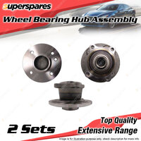 2x Rear Wheel Bearing Hub Ass for Mini Cooper R50 R52 R53 1.6L I4 SOHC 2002-2006