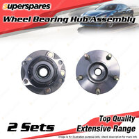 2x Rear Wheel Bearing Hub Ass for Mitsubishi Outlander ZJ ZK ZL ASX XB XC Spline