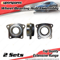 2x Front Wheel Bearing Hub Ass for Mitsubishi Galant HJ Grandis BA Nimbus UG