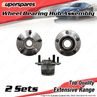 2x Rear Wheel Bearing Hub Ass for Mitsubishi Magna TE TF TH TJ TL TW W/O ABS