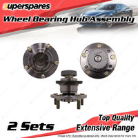 2x Rear Wheel Bearing Hub Assembly for Mitsubishi Magna TE TF TH TJ TL TW ABS