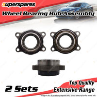 2x Front Wheel Bearing Hub Assembly for Nissan Elgrand E51 3.5L VQ35DE V6 02-10